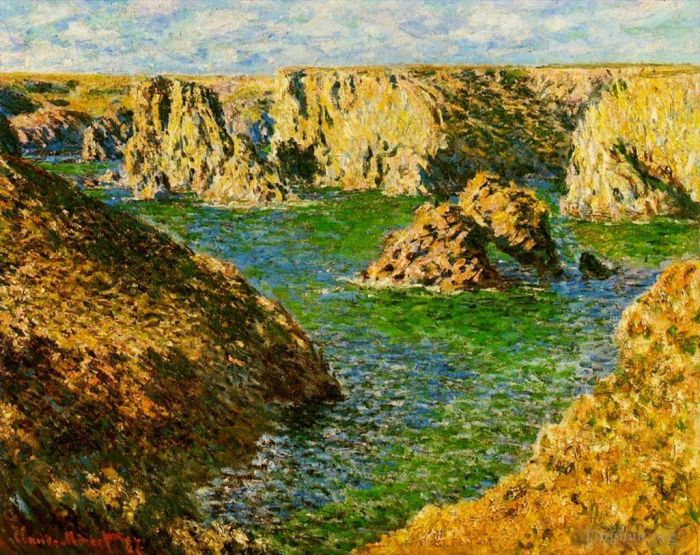 Claude Monet Ölgemälde - Port Donnant Belle Ile