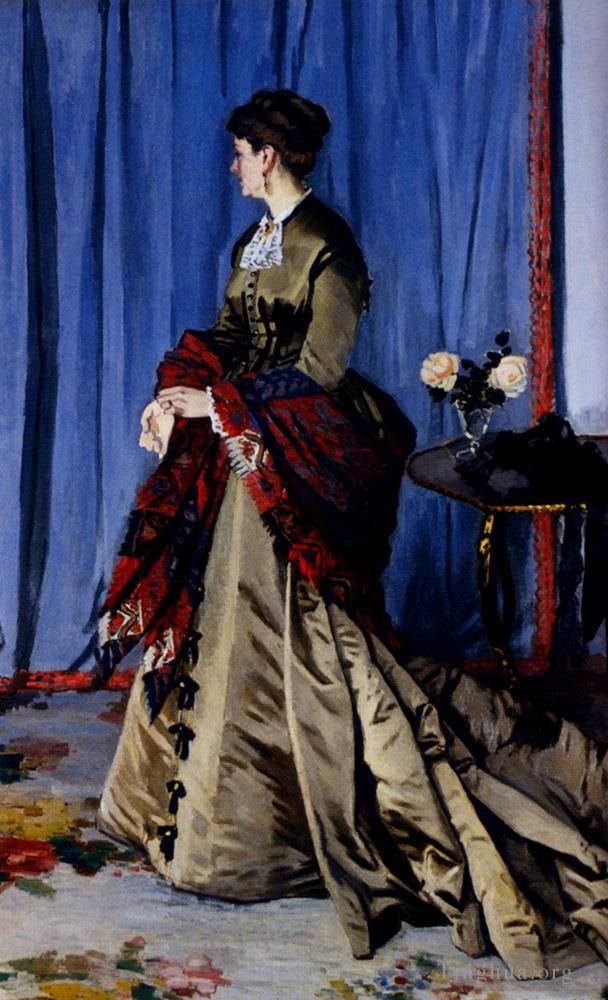 Claude Monet Ölgemälde - Porträt von Madame Gaudibert
