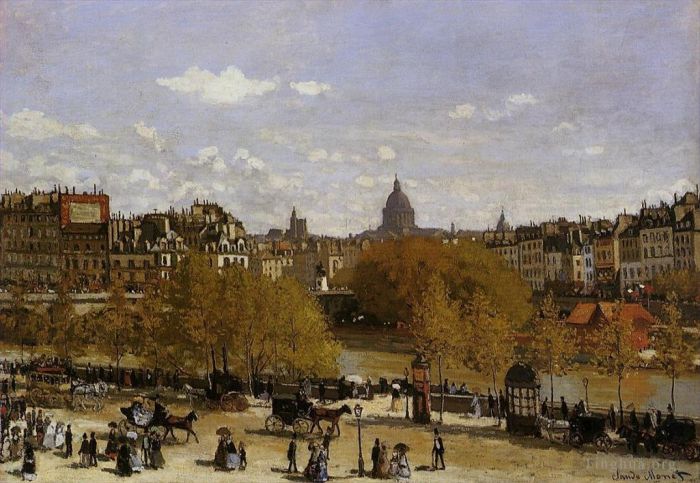 Claude Monet Ölgemälde - Quai du Louvre