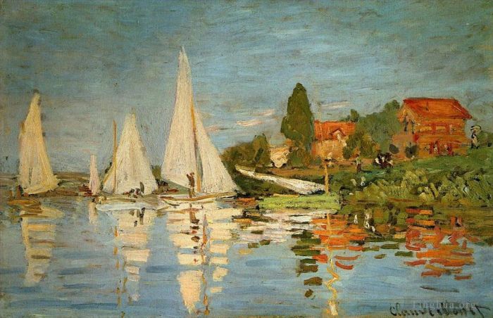 Claude Monet Ölgemälde - Regatta in Argenteuil