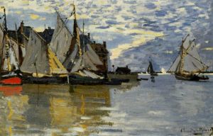 Claude Monet Werk - Segelbootecirca