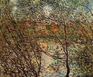 Claude Monet Werk - Frühling durch die Zweige