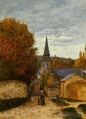 Claude Monet Werk - Straße in SaintAdresse
