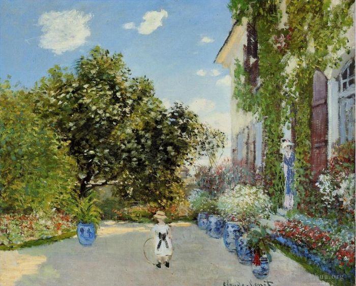 Claude Monet Ölgemälde - Das Haus des Künstlers in Argenteuil