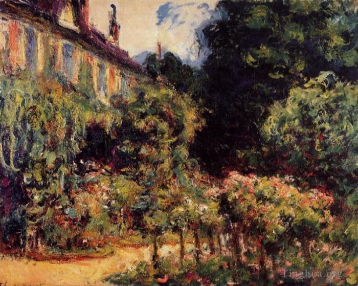 Claude Monet Ölgemälde - Das Haus des Künstlers in Giverny