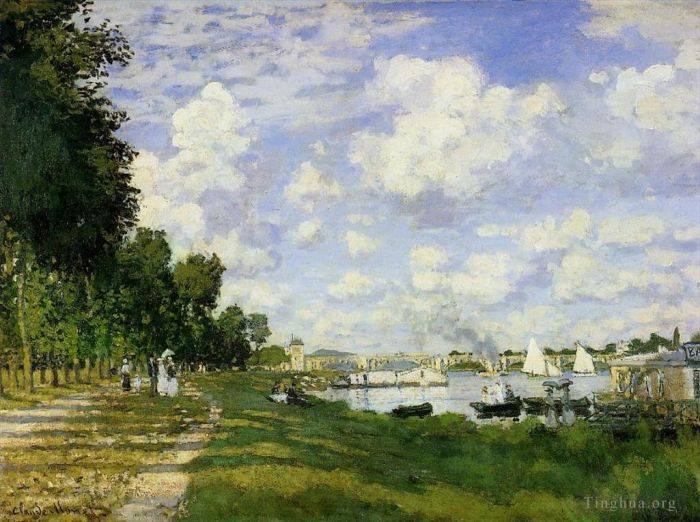 Claude Monet Ölgemälde - Das Becken von Argenteuil