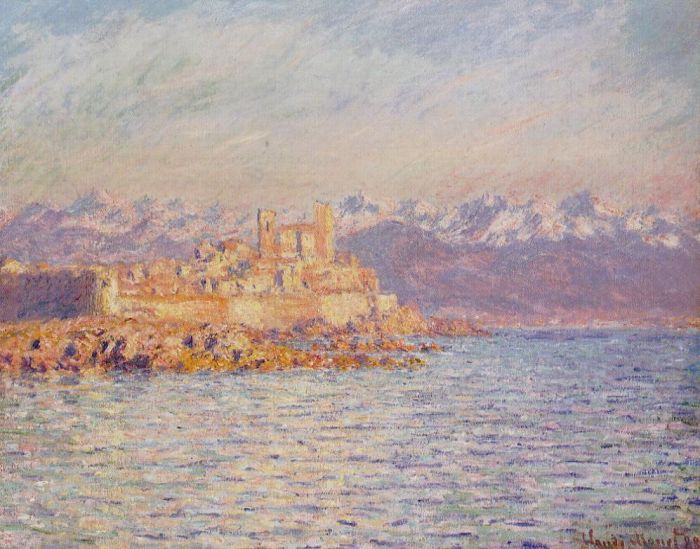 Claude Monet Ölgemälde - Die Bucht von Antibes