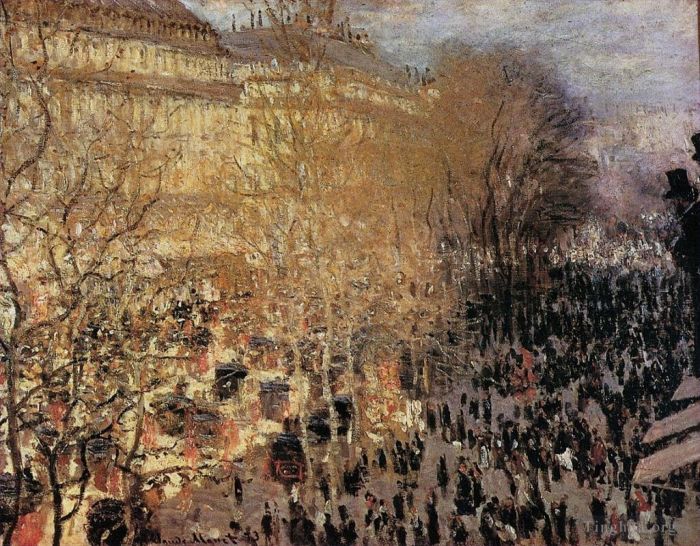 Claude Monet Ölgemälde - Der Boulevard des Capuchine