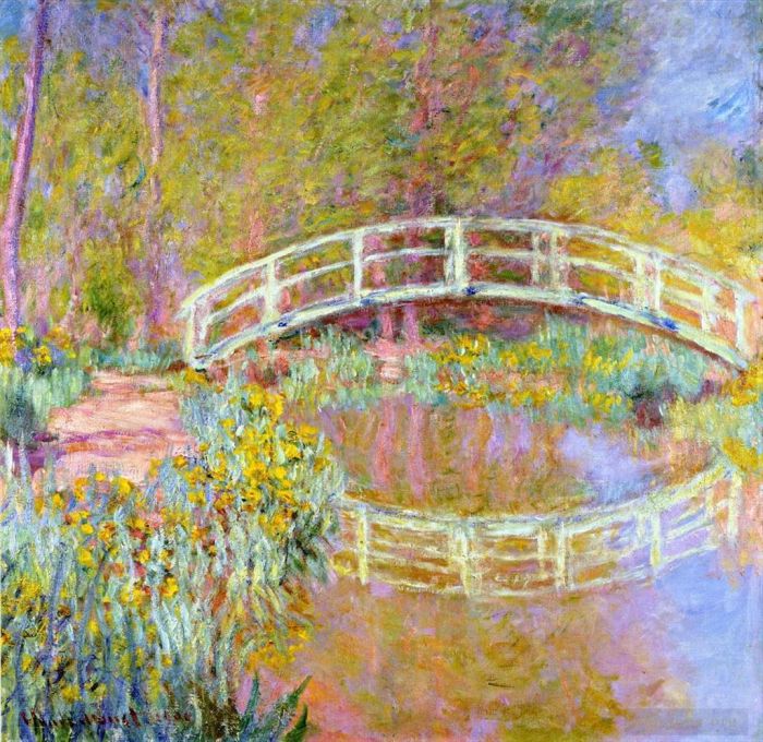 Claude Monet Ölgemälde - Die Brücke in Monets Garten