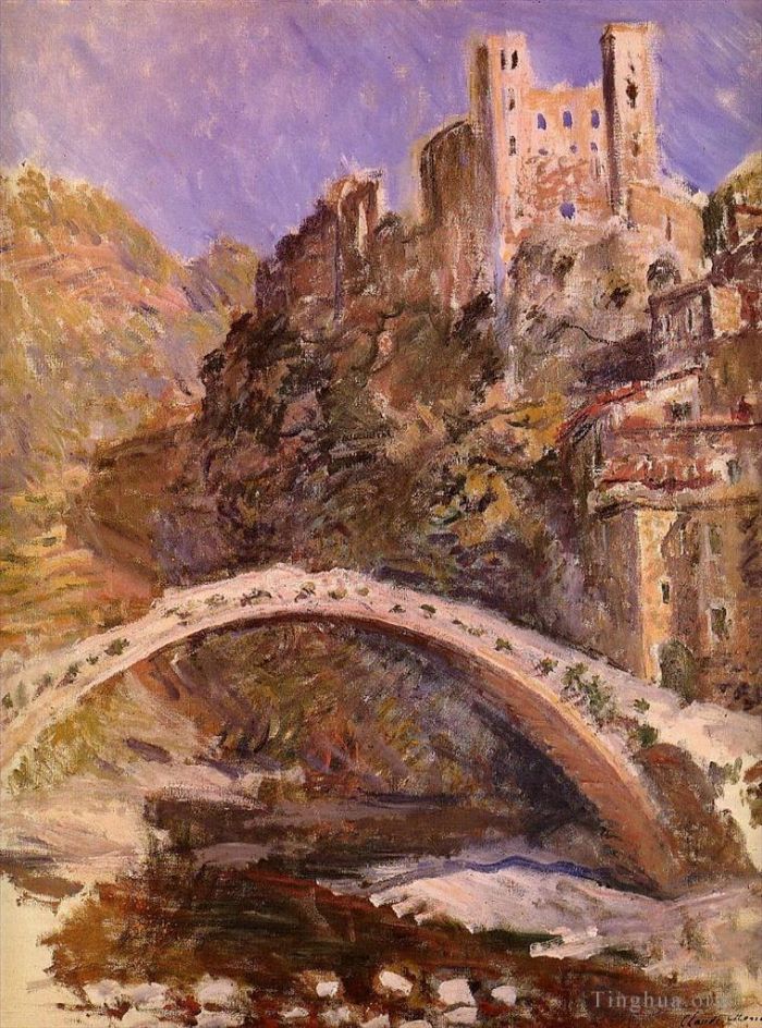Claude Monet Ölgemälde - Das Schloss von Dolceacqua