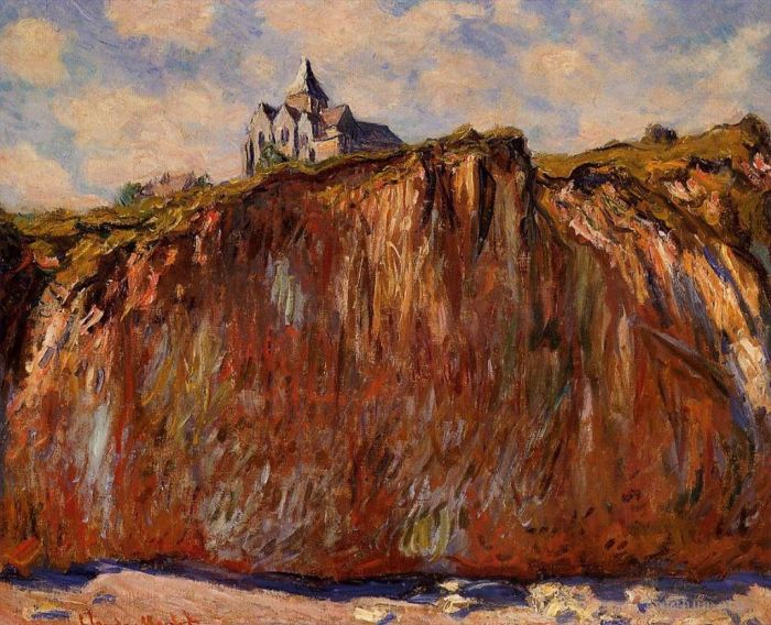 Claude Monet Ölgemälde - Die Kirche in Varengeville