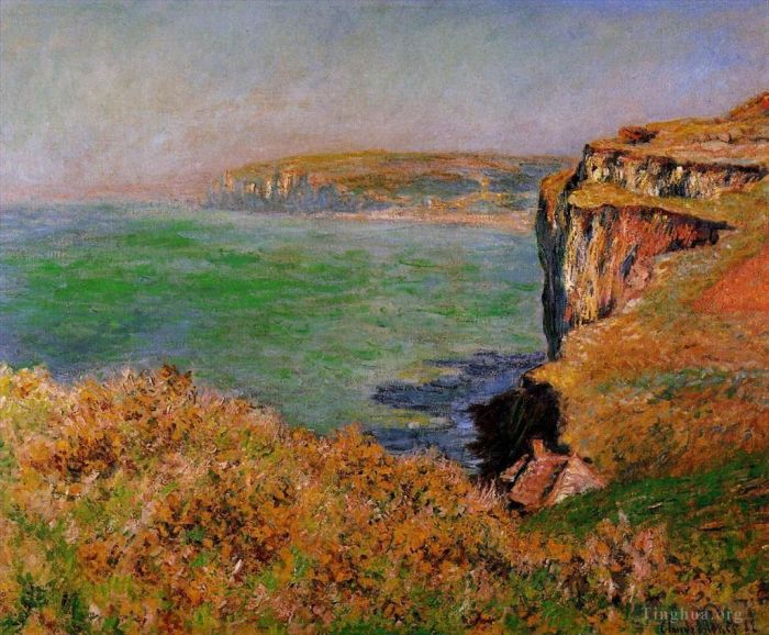 Claude Monet Ölgemälde - Die Klippe bei Varengeville