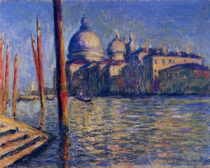 Claude Monet Ölgemälde - Der Canal Grande und Santa Maria della Salute
