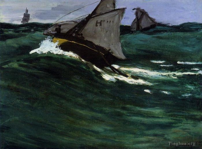 Claude Monet Ölgemälde - Die Grüne Welle