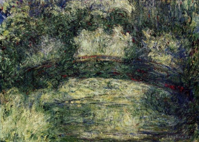 Claude Monet Ölgemälde - Die Japanische Brücke VIII