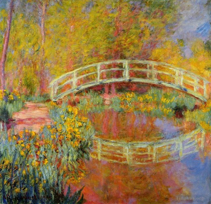 Claude Monet Ölgemälde - Die japanische Brücke in Giverny