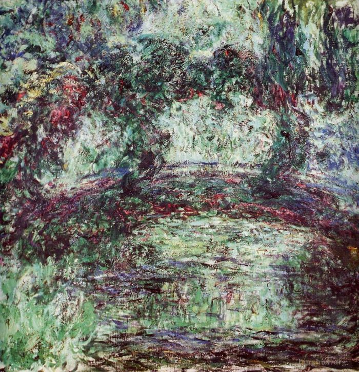 Claude Monet Ölgemälde - Die japanische Brücke