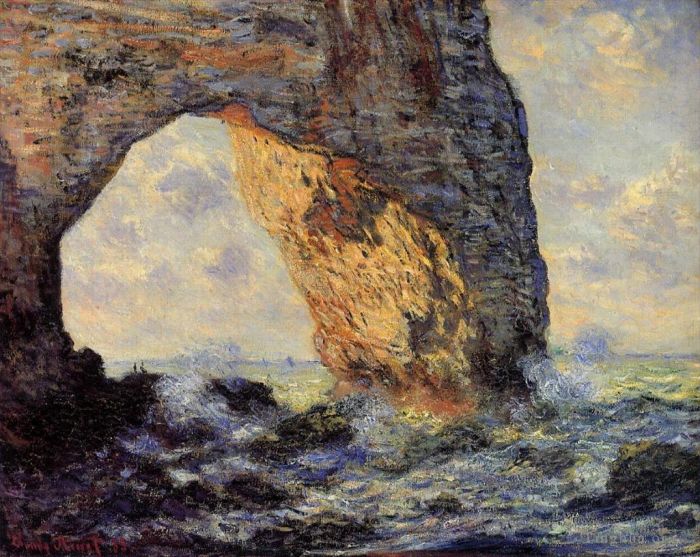 Claude Monet Ölgemälde - Der Manneport Etretat