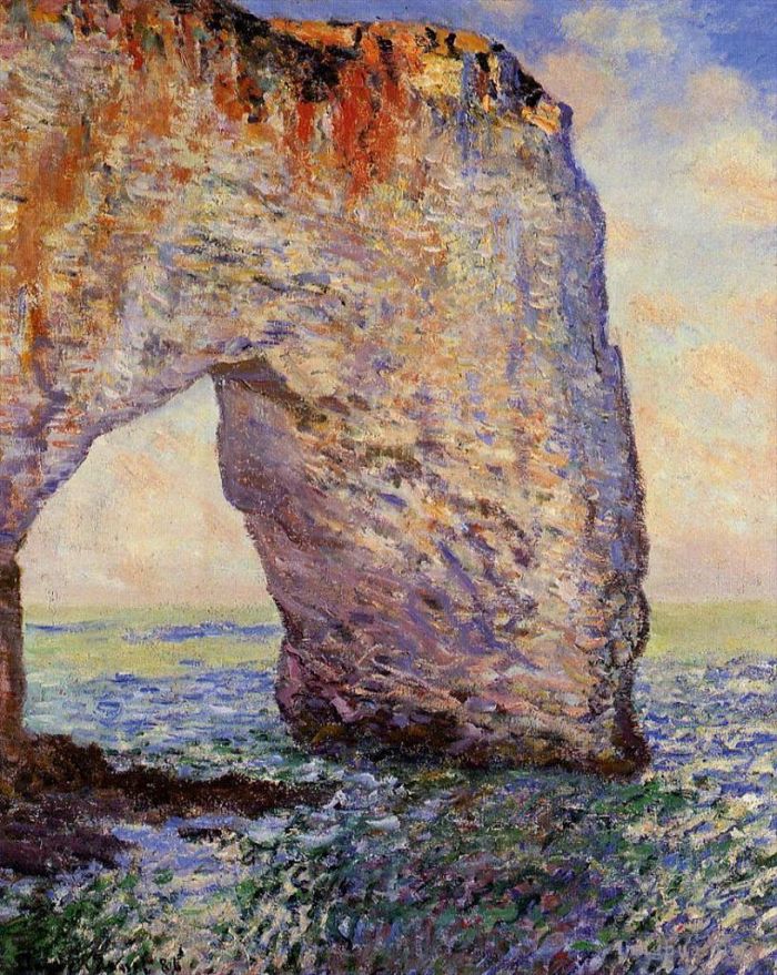 Claude Monet Ölgemälde - Der Manneport in der Nähe von Etretat