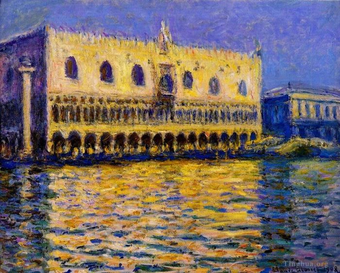 Claude Monet Ölgemälde - Der Palazzo Ducale II