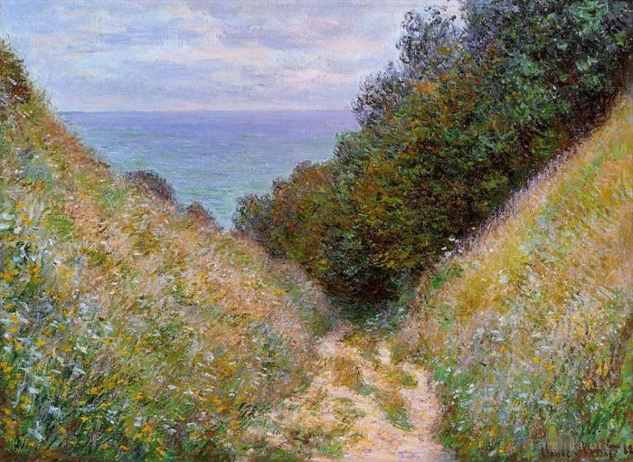 Claude Monet Ölgemälde - Der Weg bei La Cavee Pourville