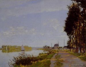 Claude Monet Werk - Die Promenade von Argenteuil