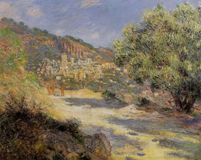 Claude Monet Ölgemälde - Der Weg nach Monte Carlo