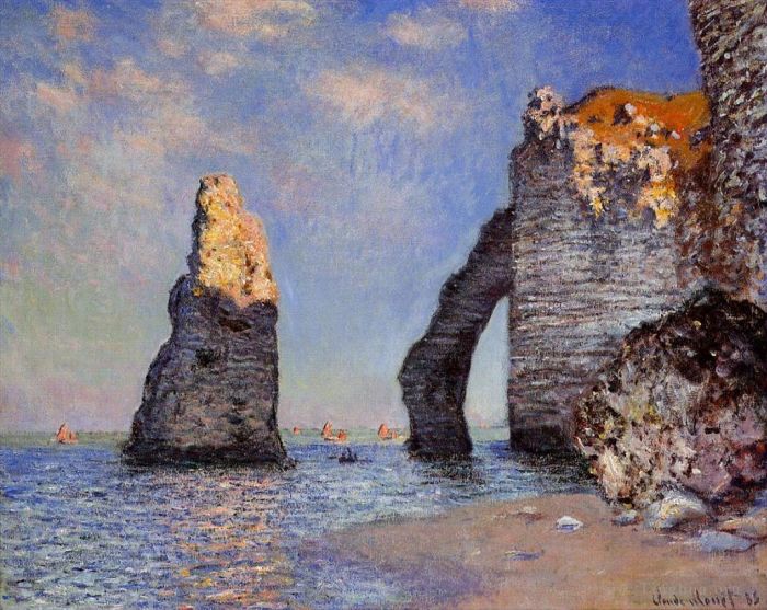 Claude Monet Ölgemälde - Die Rock Needle und die Porte d Aval