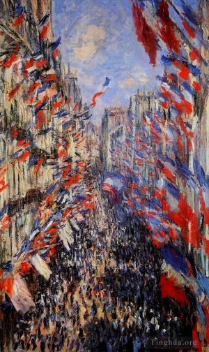 Claude Monet Werk - Die Rue Montorgeuil