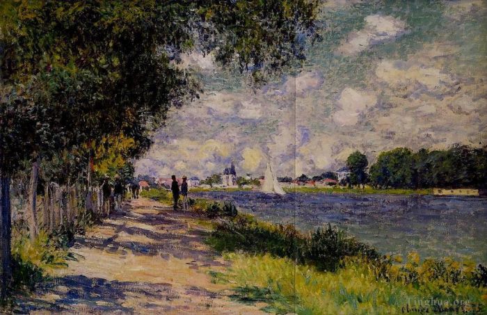 Claude Monet Ölgemälde - Die Seine bei Argenteuil