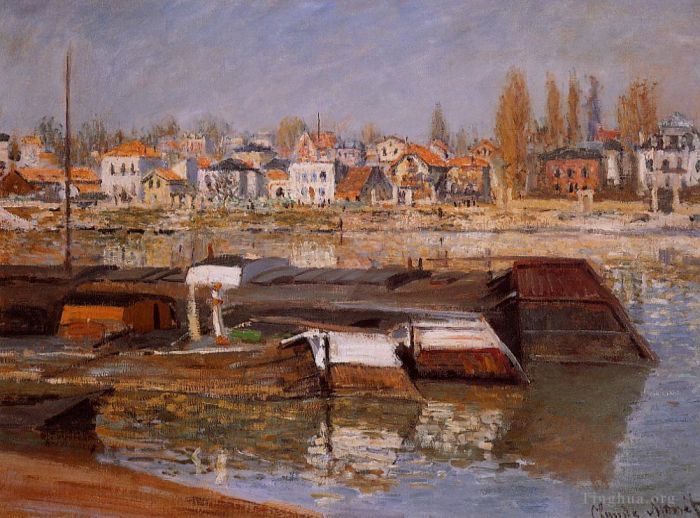 Claude Monet Ölgemälde - Die Seine bei Asnieres