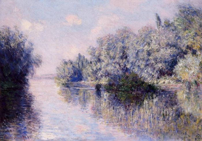 Claude Monet Ölgemälde - Die Seine in der Nähe von Giverny