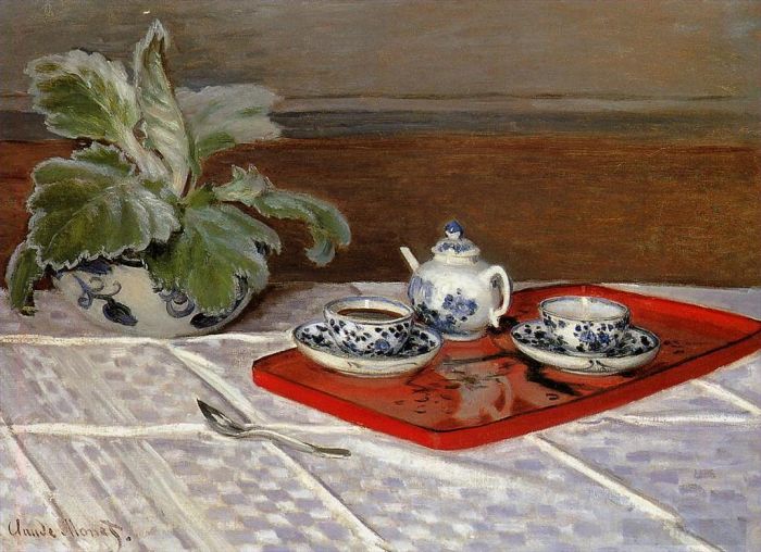 Claude Monet Ölgemälde - Das Teeservice