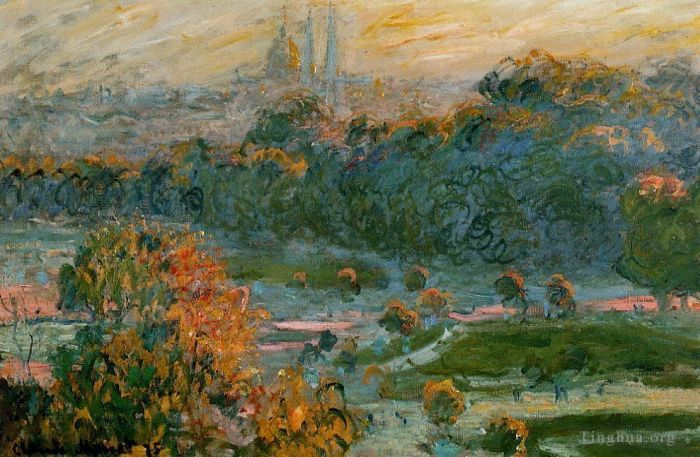 Claude Monet Ölgemälde - Die Tuleries-Studie