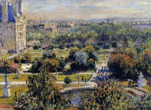 Claude Monet Werk - Die Tulleries