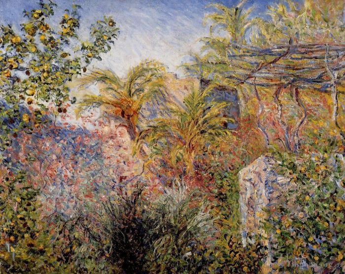 Claude Monet Ölgemälde - Das Tal von Sasso Bordighera