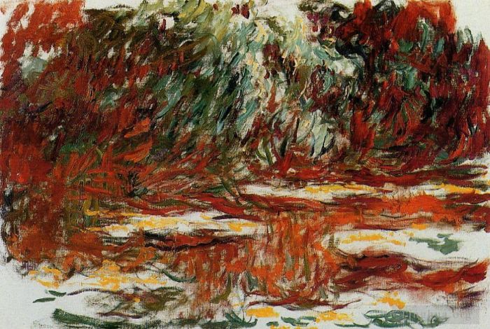 Claude Monet Ölgemälde - Der Seerosenteich 1919
