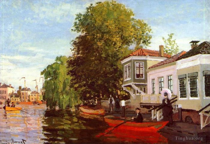 Claude Monet Ölgemälde - Der Zaan in Zaandam II