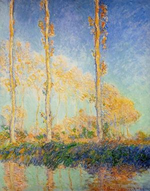 Claude Monet Werk - Drei Pappeln im Herbst