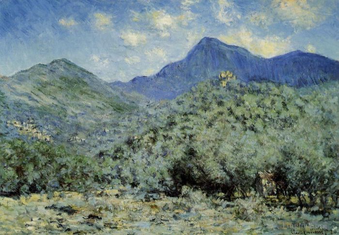 Claude Monet Ölgemälde - Valle Bouna in der Nähe von Bordighera