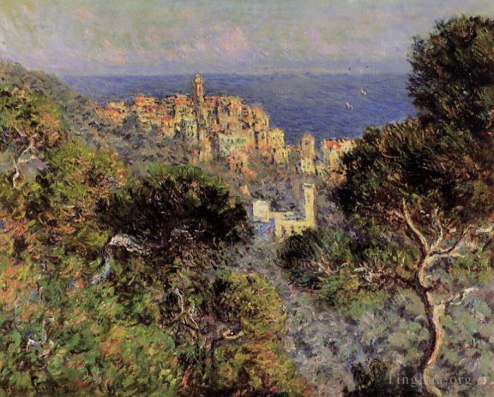 Claude Monet Ölgemälde - Blick auf Bordighera