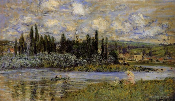 Claude Monet Ölgemälde - Ansicht von Vetheuil