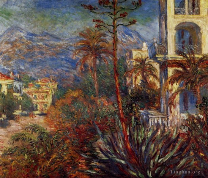 Claude Monet Ölgemälde - Villen in Bordighera