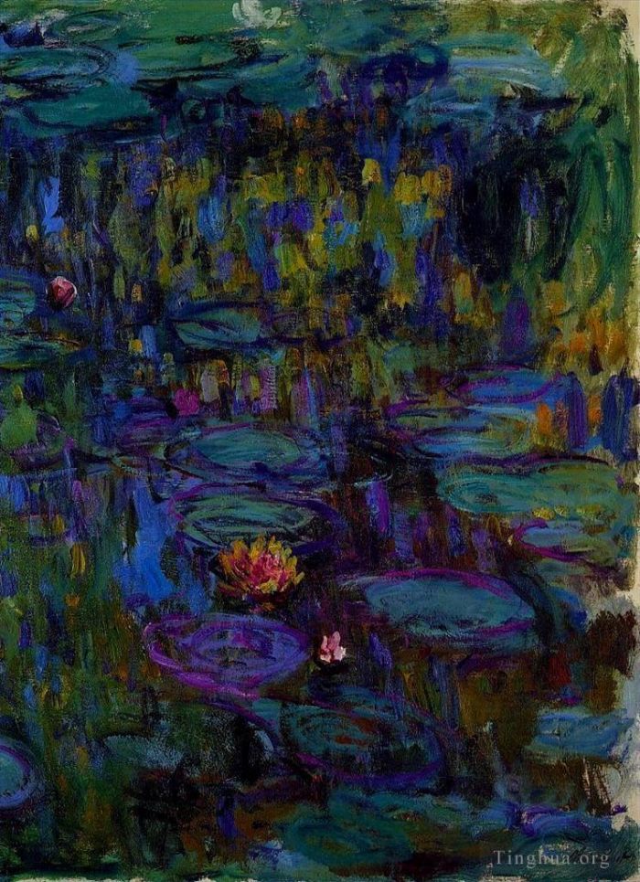 Claude Monet Ölgemälde - Seerosen 1914