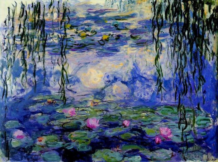 Claude Monet Ölgemälde - Seerosen II 1916