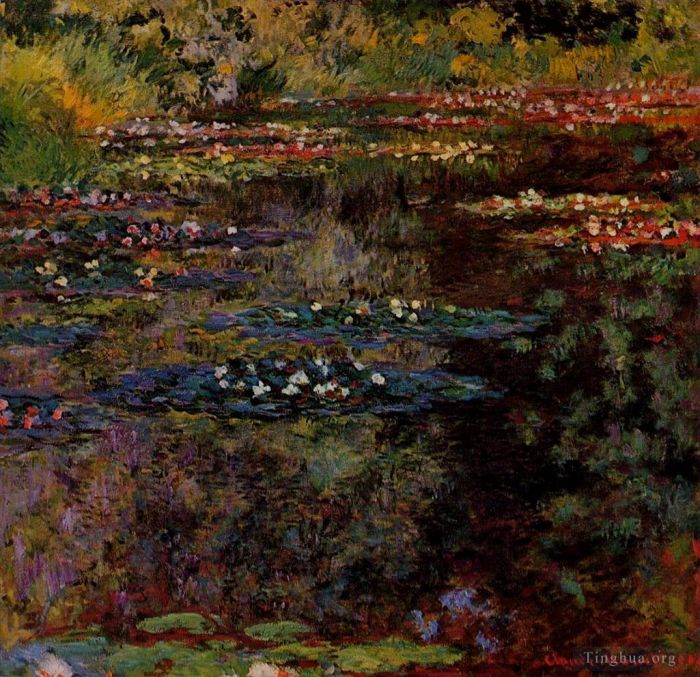 Claude Monet Ölgemälde - Seerosen IX