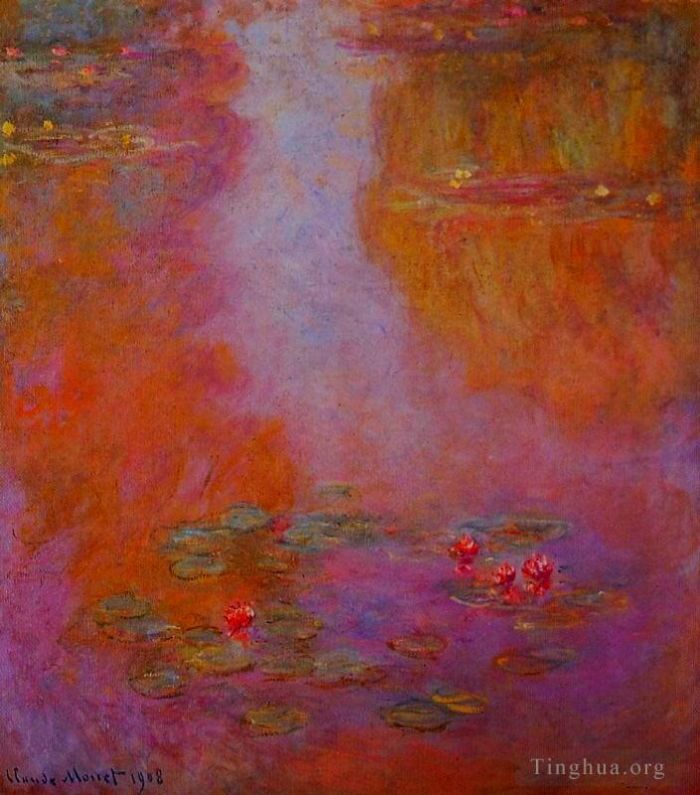 Claude Monet Ölgemälde - Seerosen VI