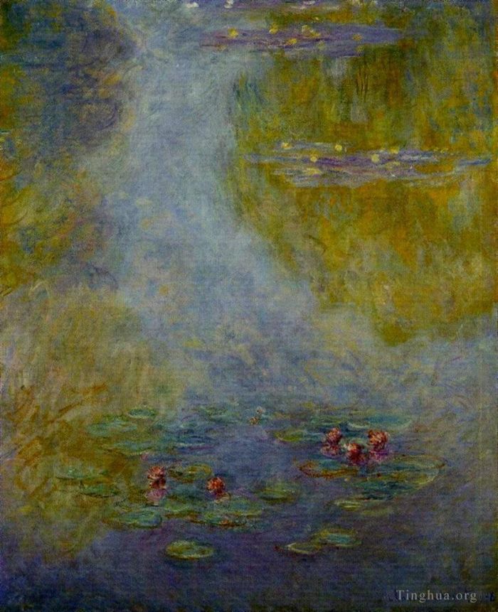 Claude Monet Ölgemälde - Seerosen XIX