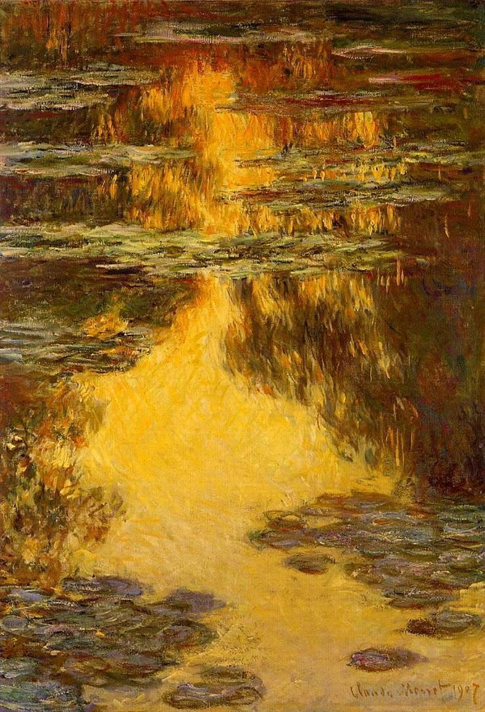 Claude Monet Ölgemälde - Seerosen XI