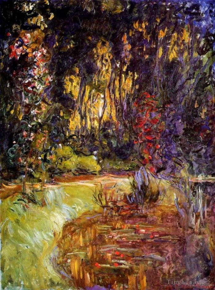 Claude Monet Ölgemälde - Seerosenteich in Giverny